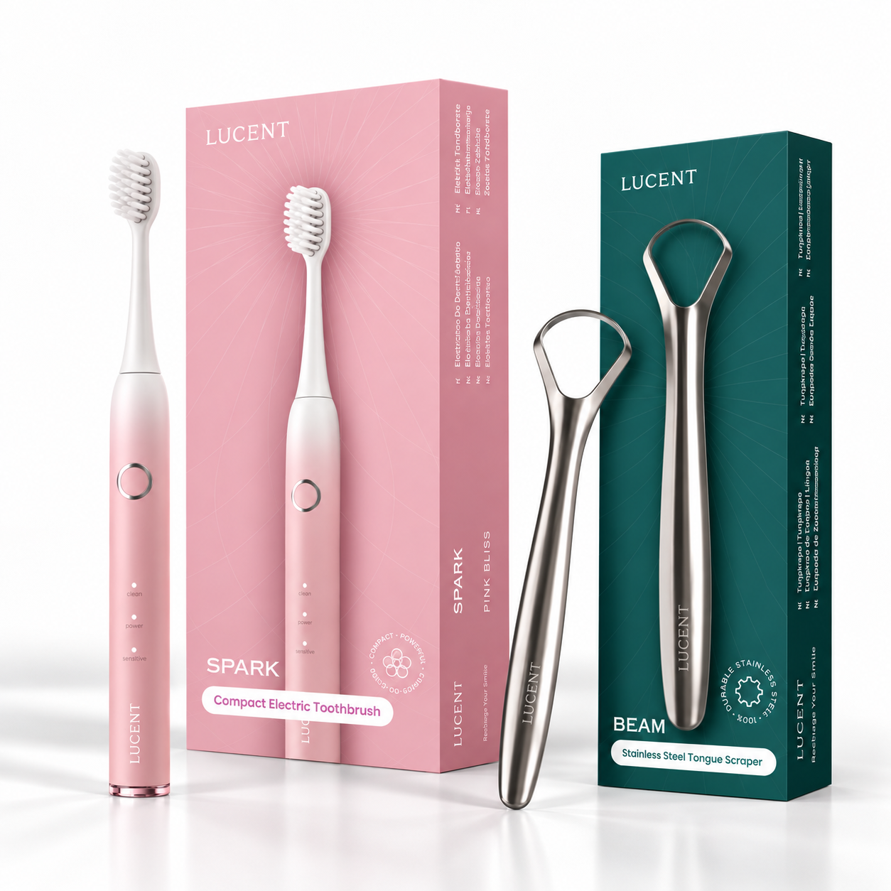 Spark Electric Toothbrush + Beam Tongue Scraper