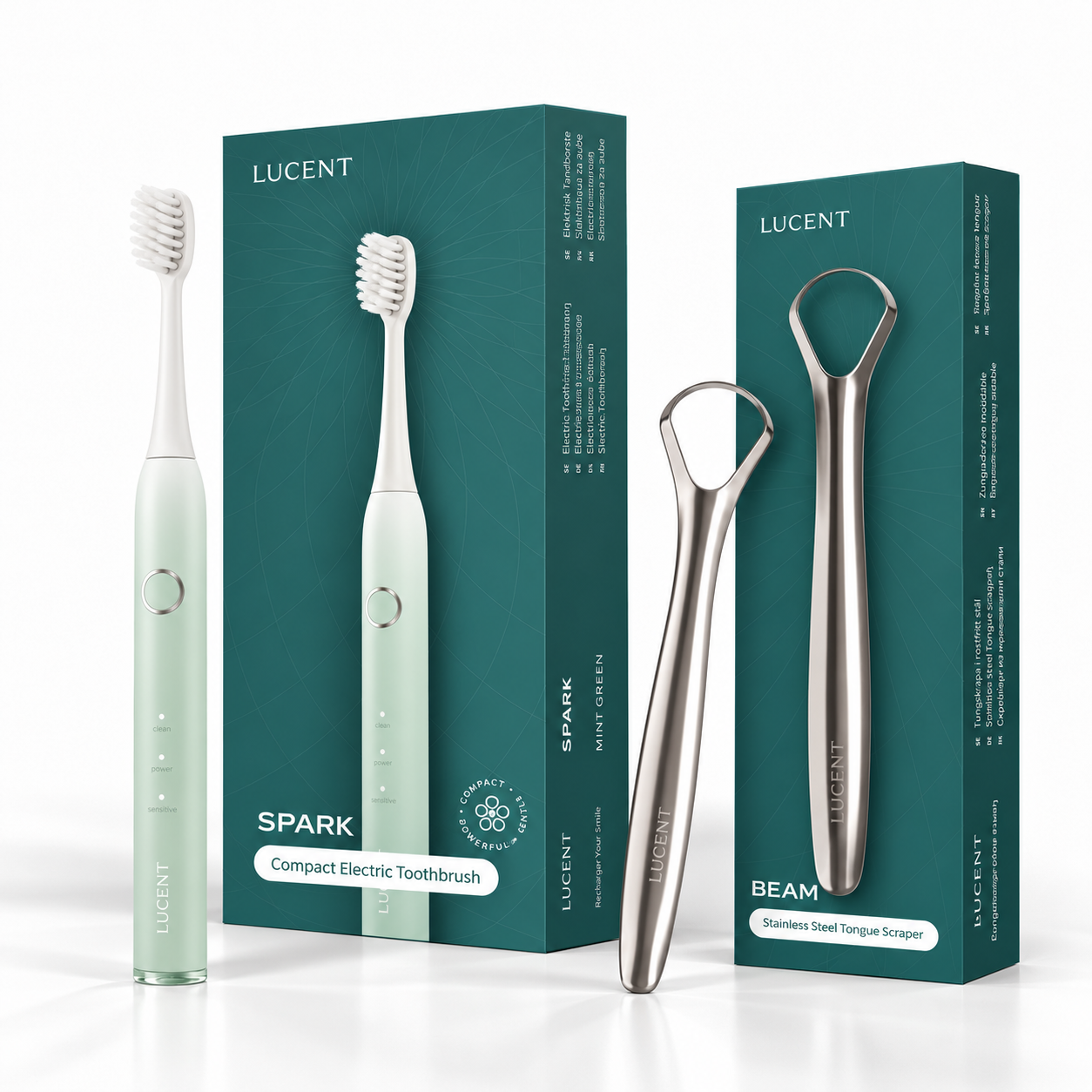 Spark Electric Toothbrush + Beam Tongue Scraper