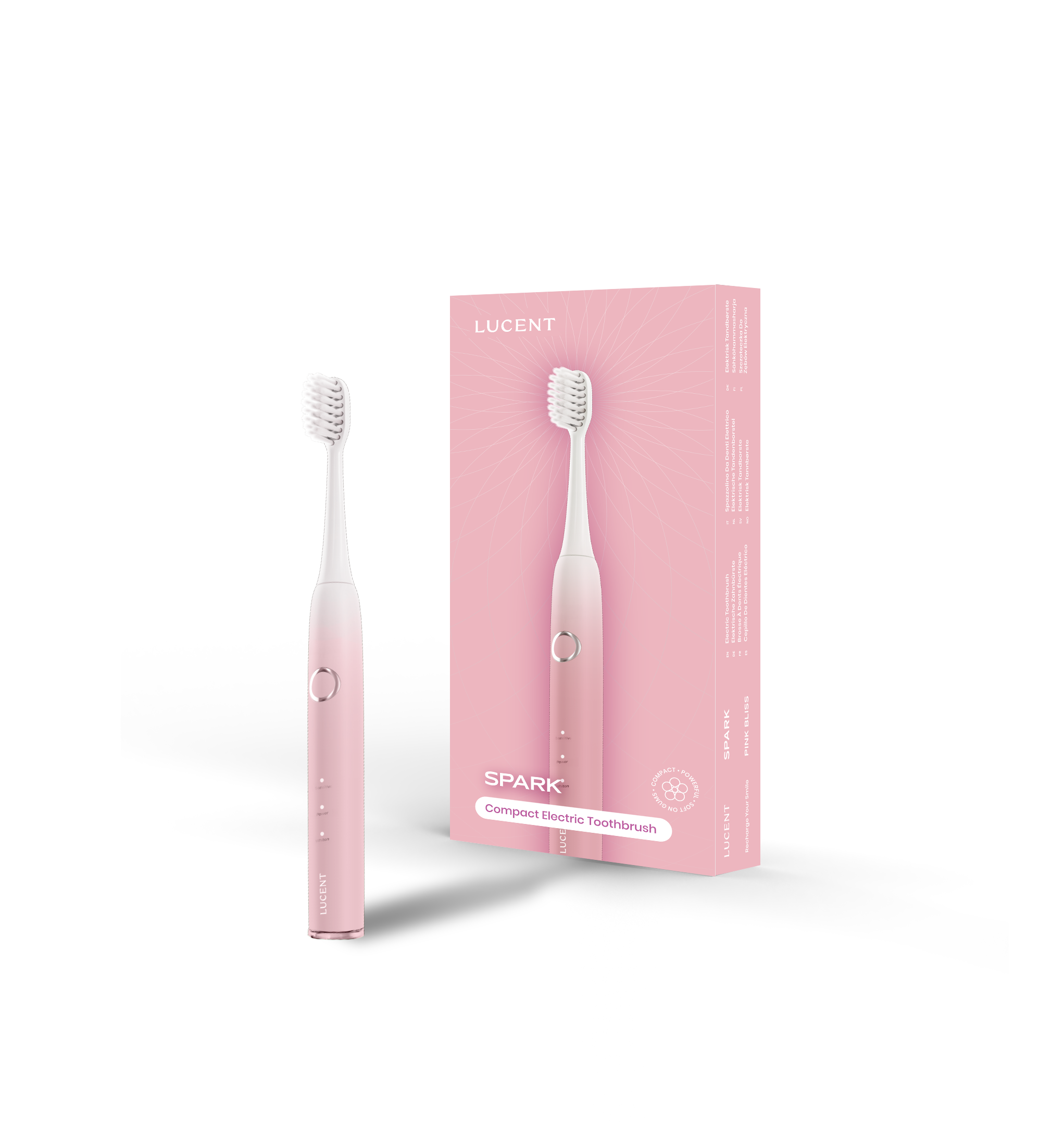 Spark Compact Sonic Toothbrush - Pink Bliss